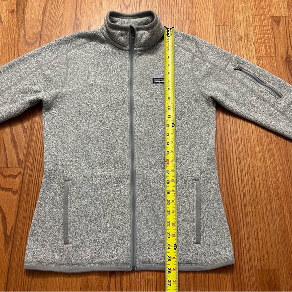 Patagonia Better Sweater Fleece Full Zip Jacket in Birch Grey White size M - Picture 16 of 16